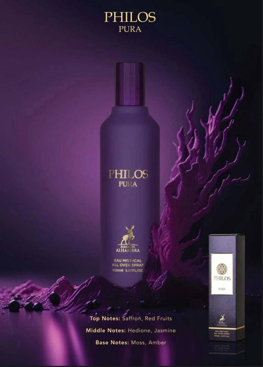 PHILOS PURA ALL OVER MIST & HAIR SPRAY 150ml (5.07oz)