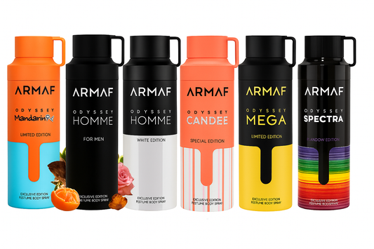 MEZCLA 6 PIEZAS DE ARMAF ODYSSEY (6.8 OZ cada una)
