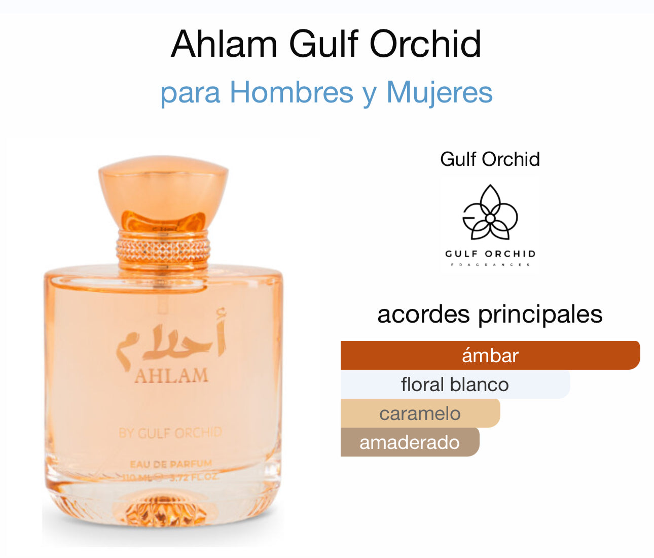 AHLAM BY GULF ORCHID EAU DE PARFUM (como Boucheron Quatre Boucheron)