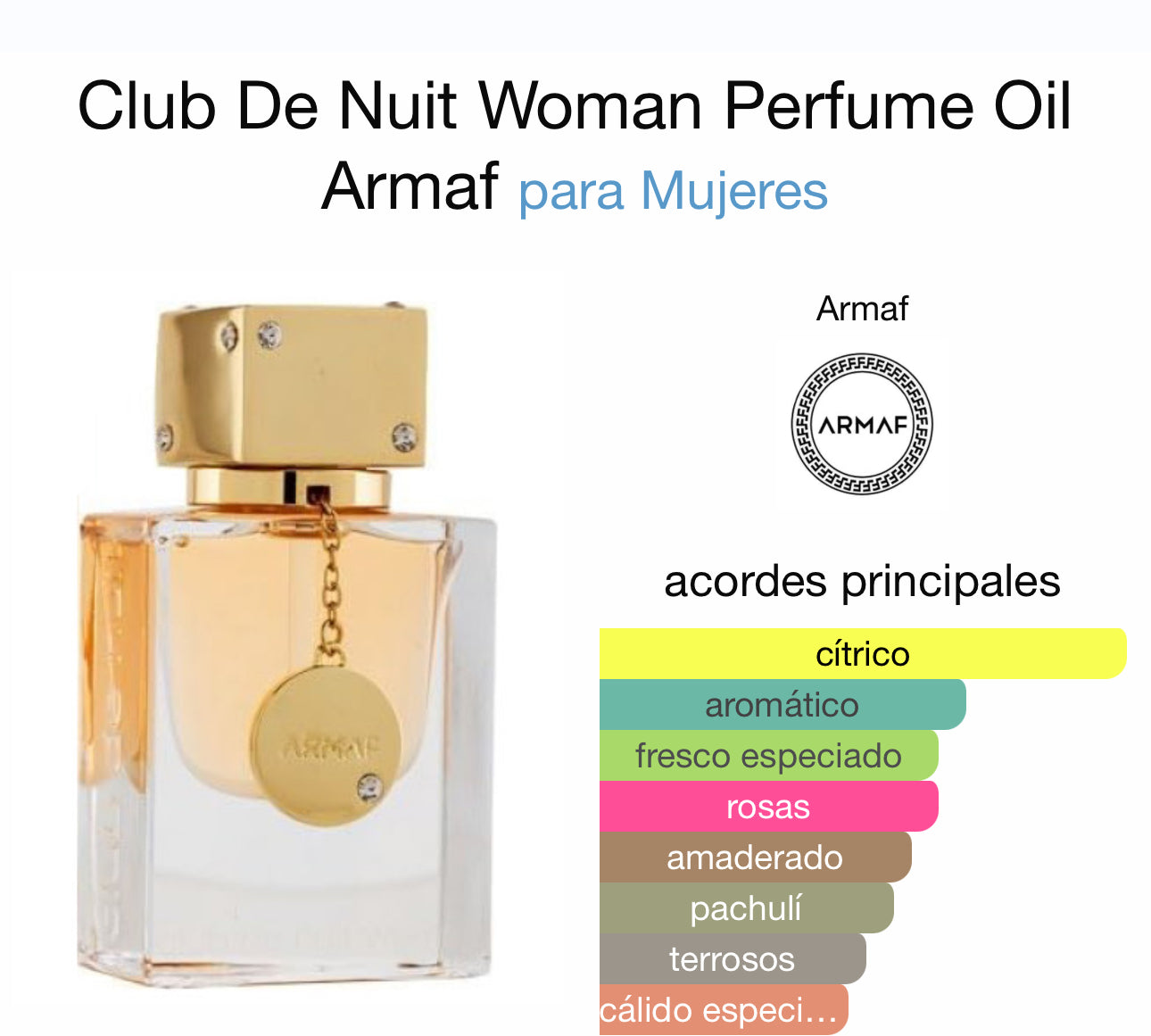 CLUB DE NUIT WOMEN (como coco mademoiselle by Chanel )