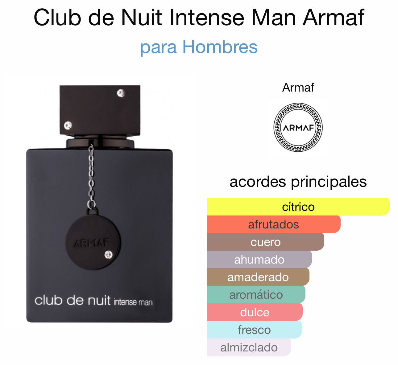 Club De Nuit Intense EDP 100 Ml (3.4oz) By Armaf ( creed Adventus)