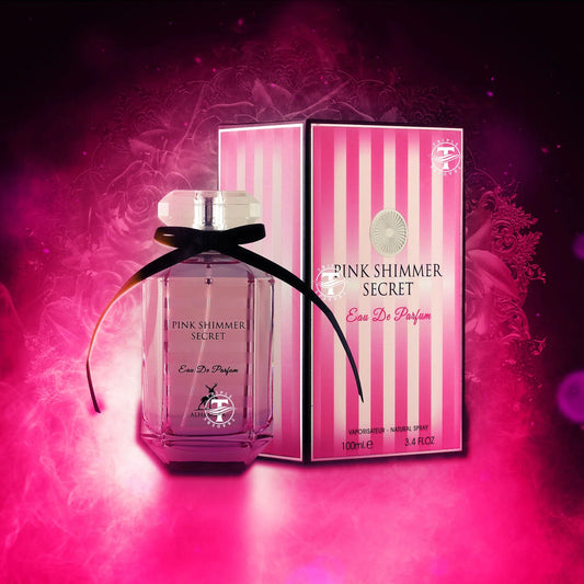 Pink Shimmer Secret Maison Alhambra para Mujeres ( como Bombashell de Victoria Secrets )